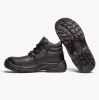 Grafters M9535PA+ Unisex Leather Chukka Safety Boots Black (Plus Sizes) sold by Shuperb