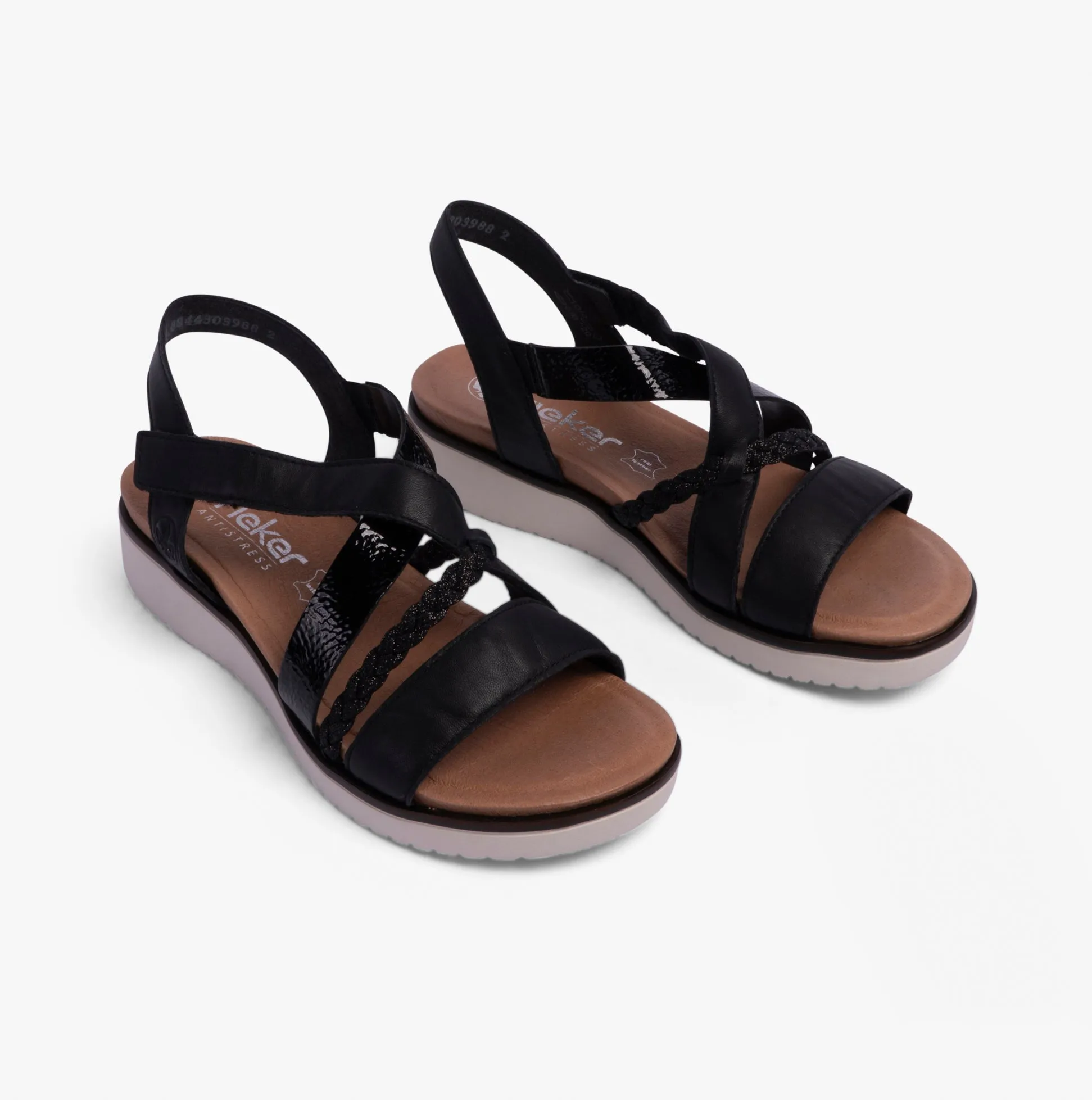 Rieker V3773-00 Womens Sandals Black sold by Shuperb product image thumbnail 2