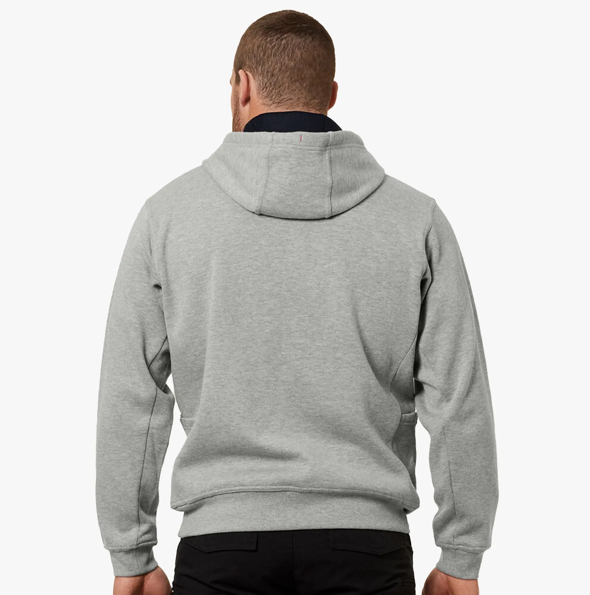 Hard Yakka BRUSHED FLEECE Mens Sweatshirt Grey sold by Shuperb product image thumbnail 2
