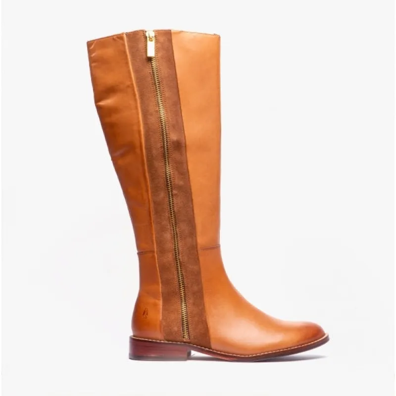 Hush Puppies FAITH Womens Leather Tall Boots Tan sold by Shuperb