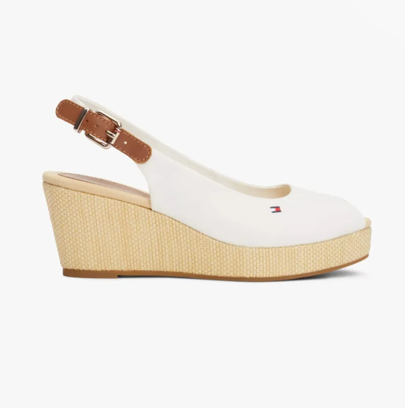 ICONIC ELBA SLING Womens Espadrilles Ecru made by Tommy Hilfiger