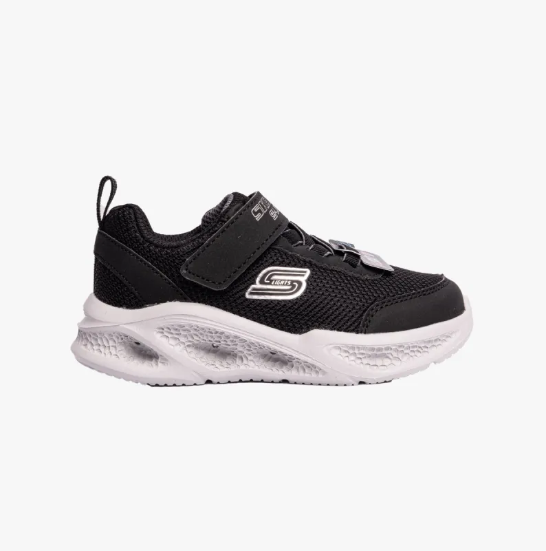 Skechers 401675N/BKGY METEOR-LIGHTS Boys Trainers Black/Gray sold by Shuperb