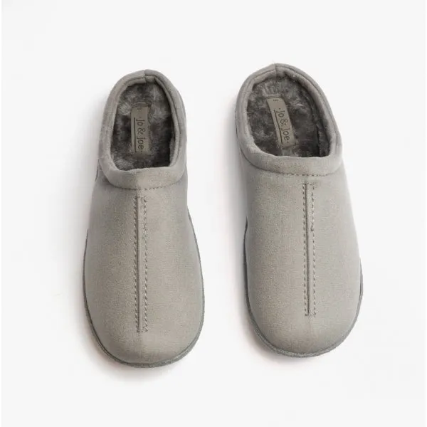 Jo & Joe CLIFF Mens Mule Slippers Grey sold by Shuperb product image thumbnail 5