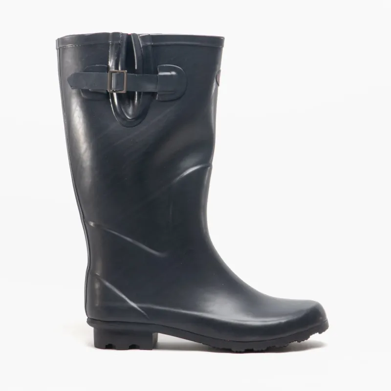 Stormwells WILDCLIVE Wellington Boots Womens Navy/Red sold by Shuperb