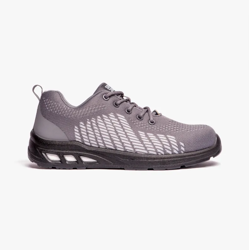 Safety Jogger FITZ S1P Mens Safety Trainers Grey sold by Shuperb