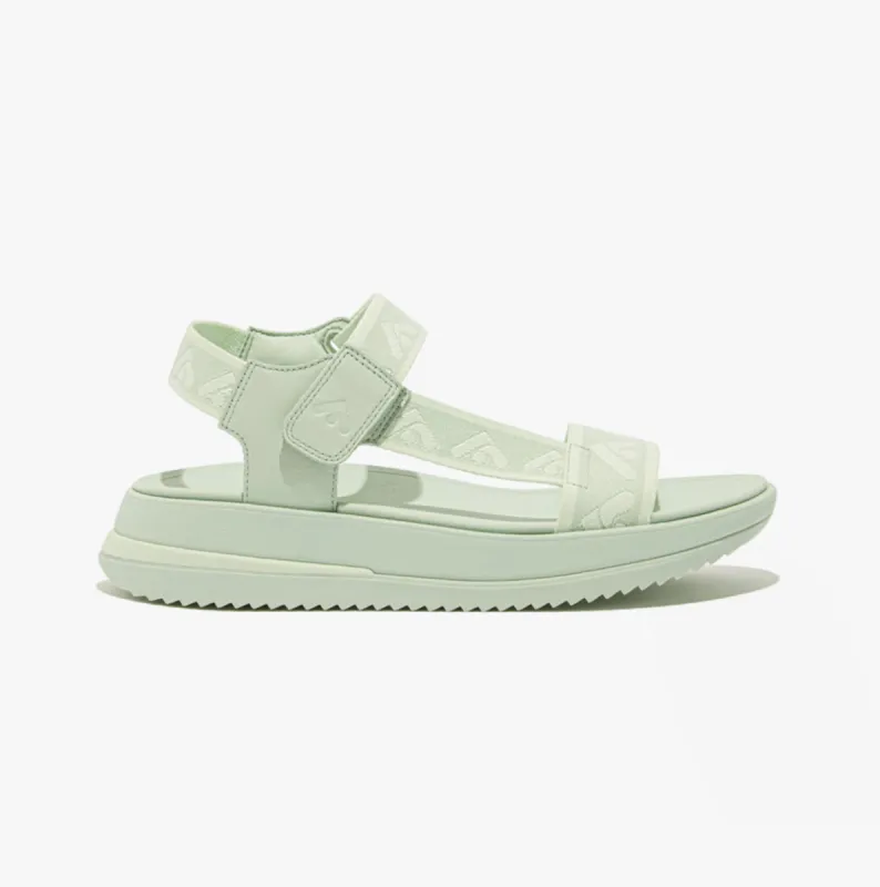 FitFlop SURFF WEBBING BACK-STRAP Womens Sandals Sagebrush made by Fitflop