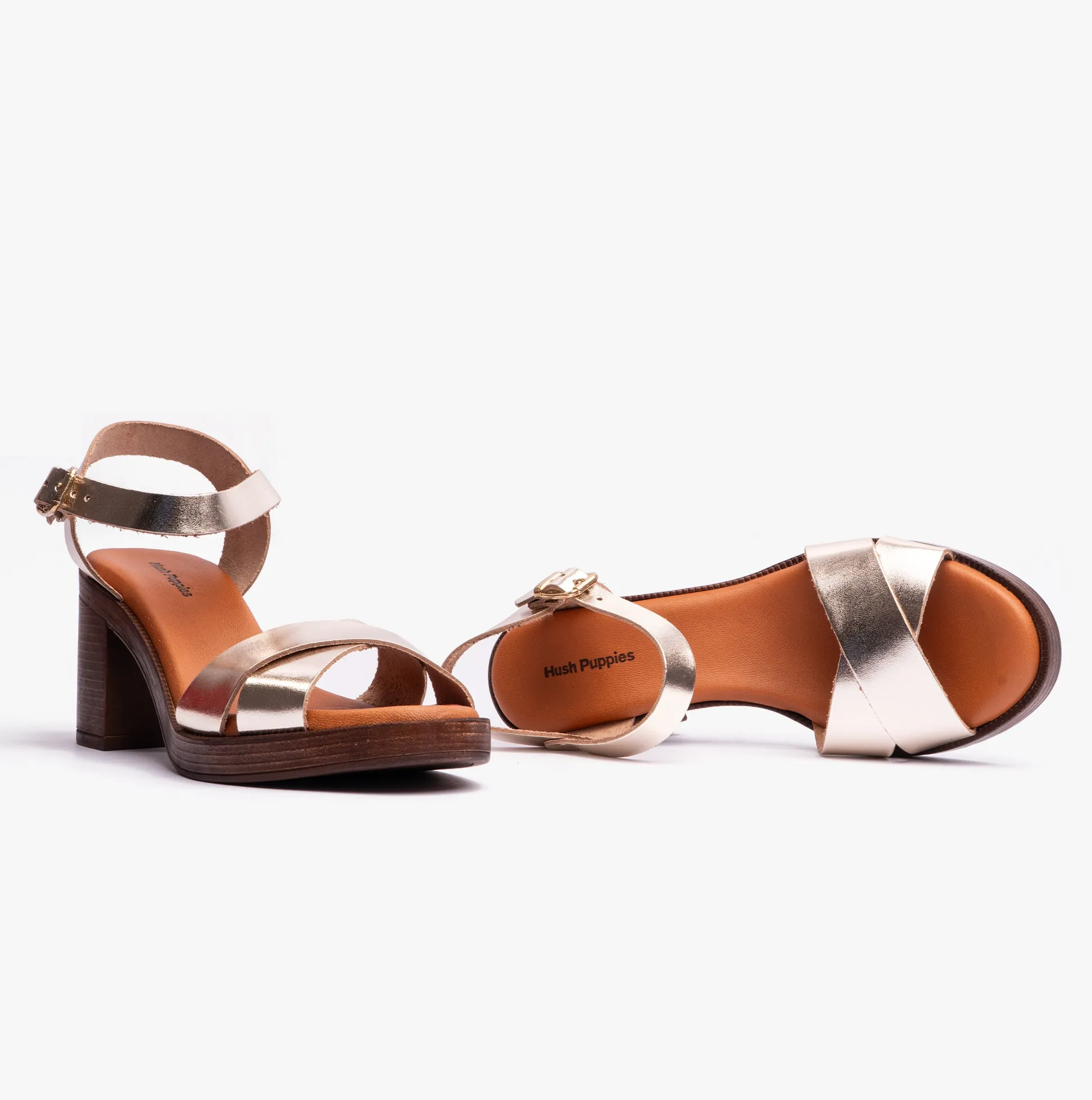 Hush Puppies GEORGIA Womens Sandals Gold sold by Shuperb product image thumbnail 2