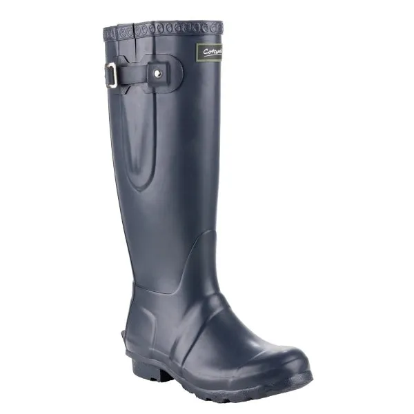 Cotswold WINDSOR Unisex Rubber Wellington Boots Navy sold by Shuperb
