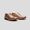Hush Puppies NATALIE Womens Leather Brogue Shoes Gold sold by Shuperb
