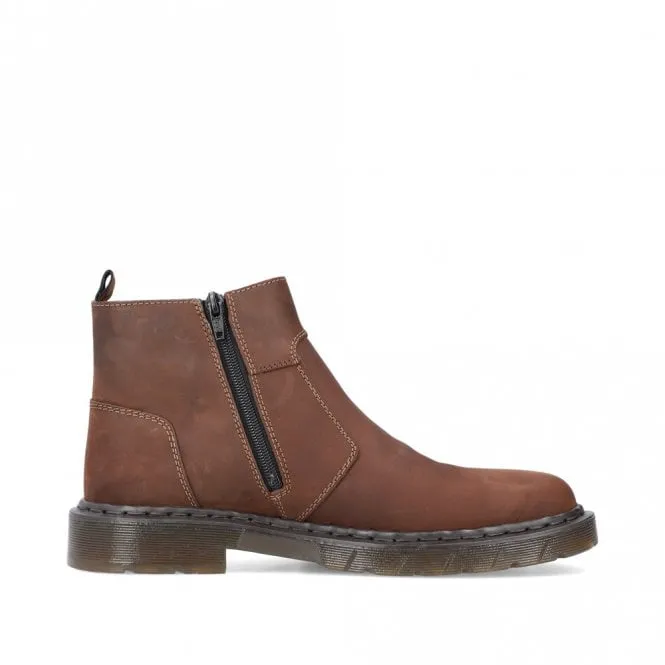 Rieker 31650-23 Mens Chelsea Boots Brown sold by Shuperb