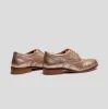 Hush Puppies NATALIE Womens Leather Brogue Shoes Gold sold by Shuperb