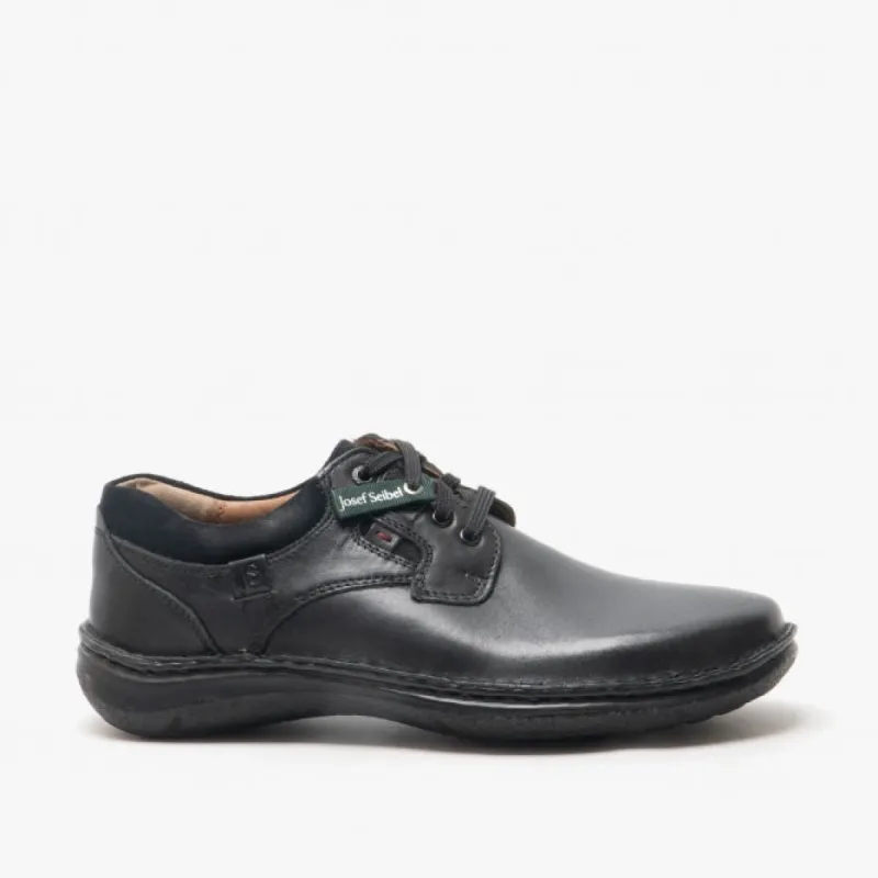 Josef Seibel ANVERS Mens Shoes Black sold by Shuperb