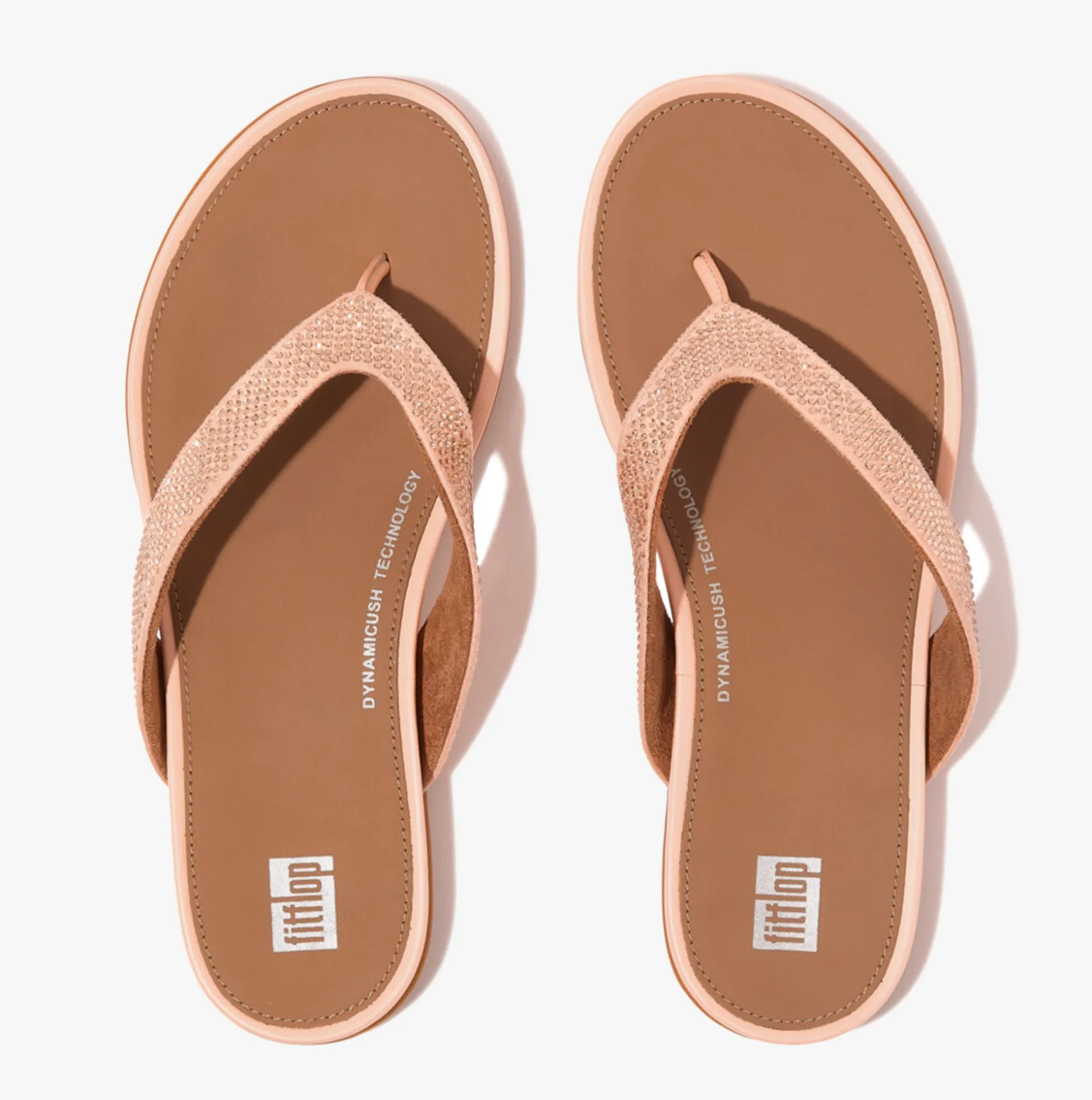 GRACIE CRYSTAL Womens Toe Post Sandals Blushy sold by Shuperb product image thumbnail 3