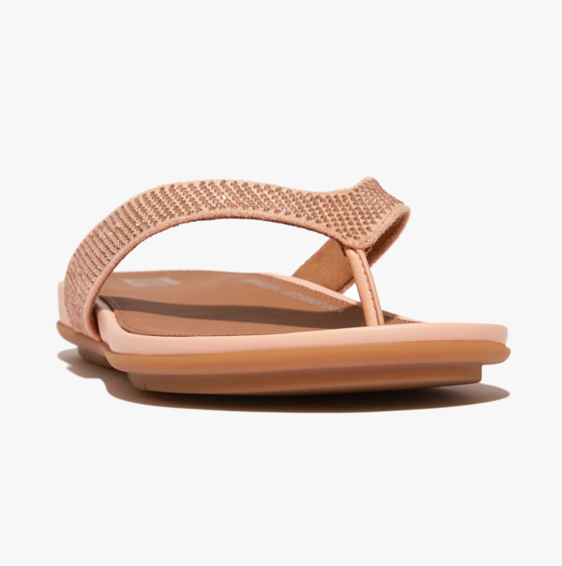 GRACIE CRYSTAL Womens Toe Post Sandals Blushy sold by Shuperb product image thumbnail 2