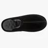 Totes Isotoner Mens Memory Foam Mule Slippers Black sold by Shuperb