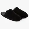 Totes Isotoner Mens Memory Foam Mule Slippers Black sold by Shuperb