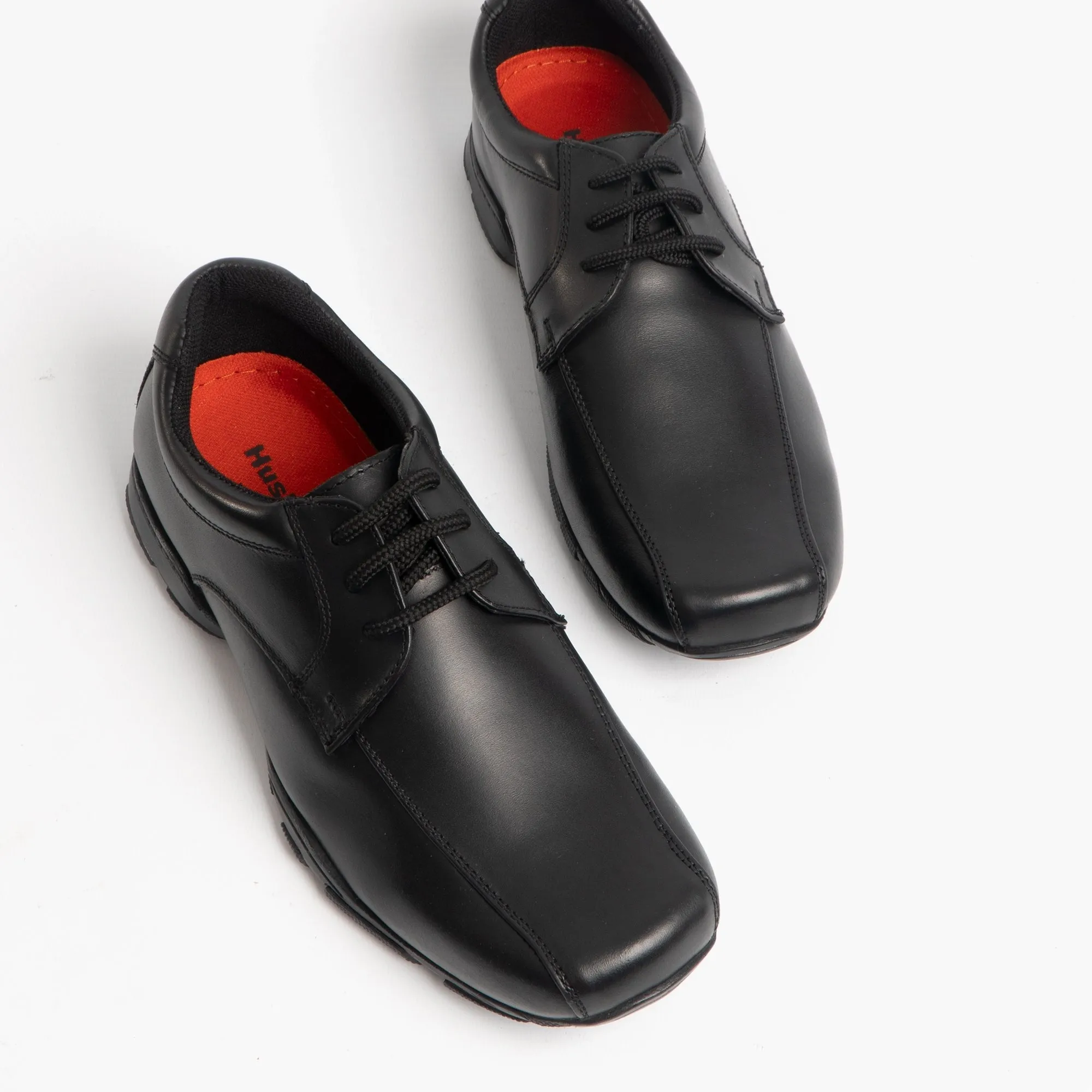 Hush Puppies VINCENTE Boys Leather Derby School Shoes Black sold by Shuperb product image thumbnail 2