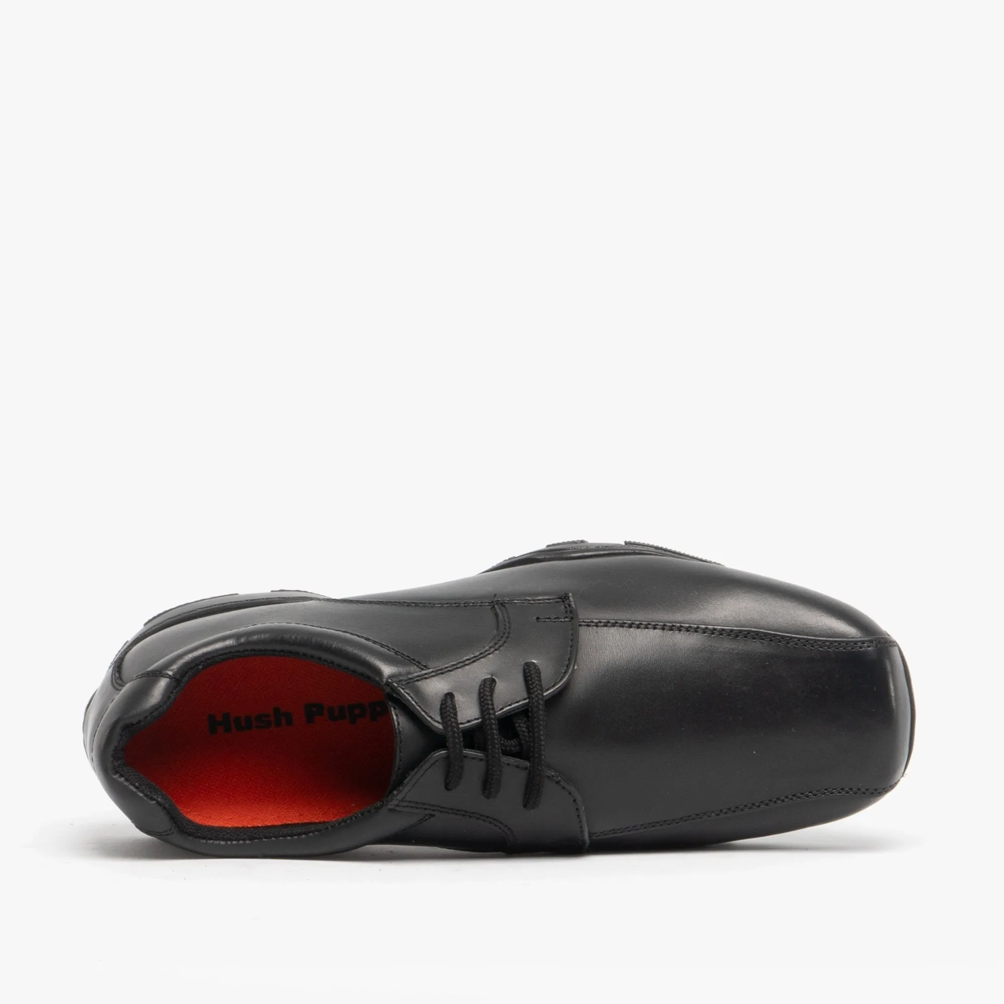 Hush Puppies VINCENTE Boys Leather Derby School Shoes Black sold by Shuperb product image thumbnail 4