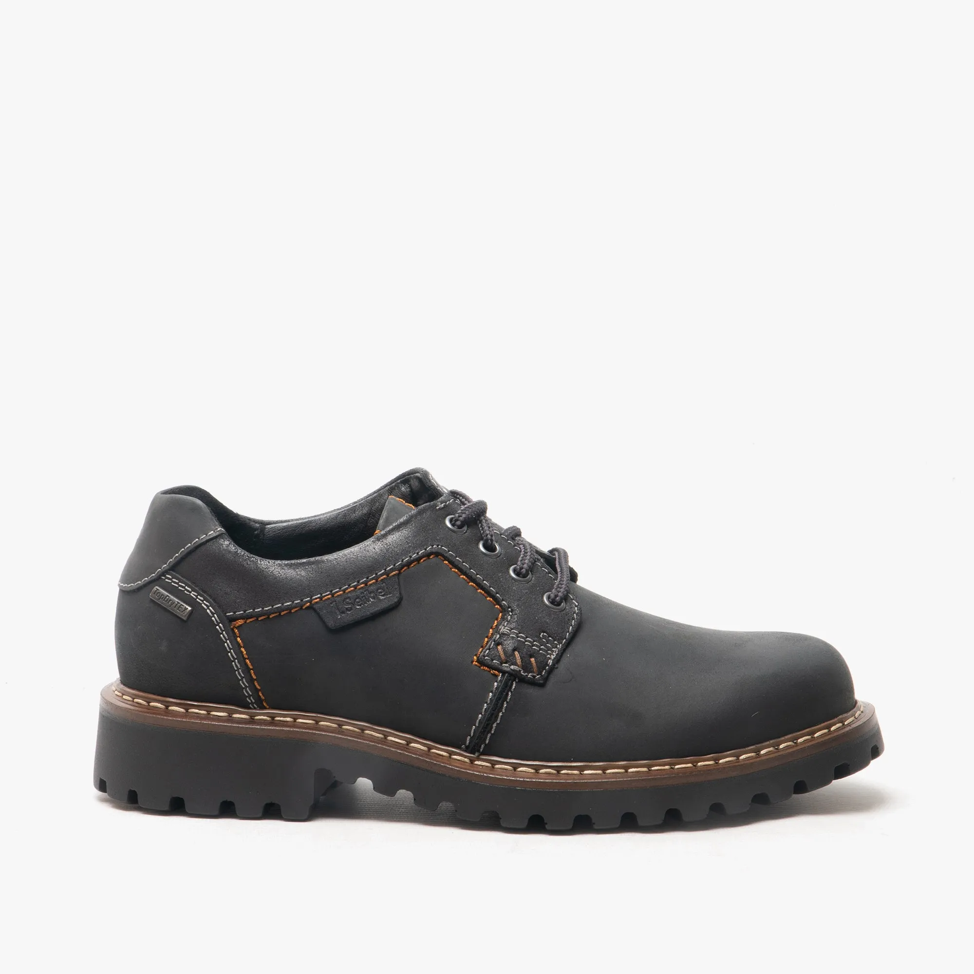 Josef Seibel CHANCE Mens Shoes Black sold by Shuperb