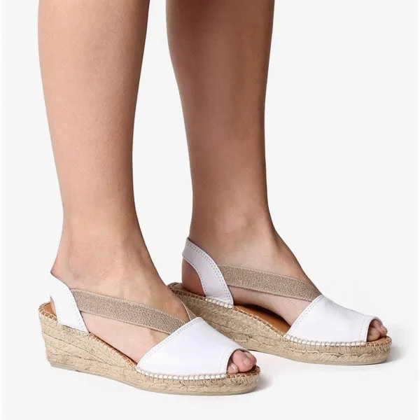 Toni Pons TEIDE Womens Peep-Toe Espadrilles White sold by Shuperb product image thumbnail 2