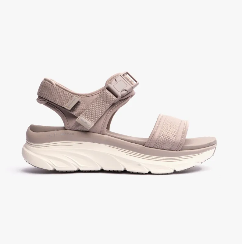 D'LUX WALKER Womens Sandals Taupe made by Skechers