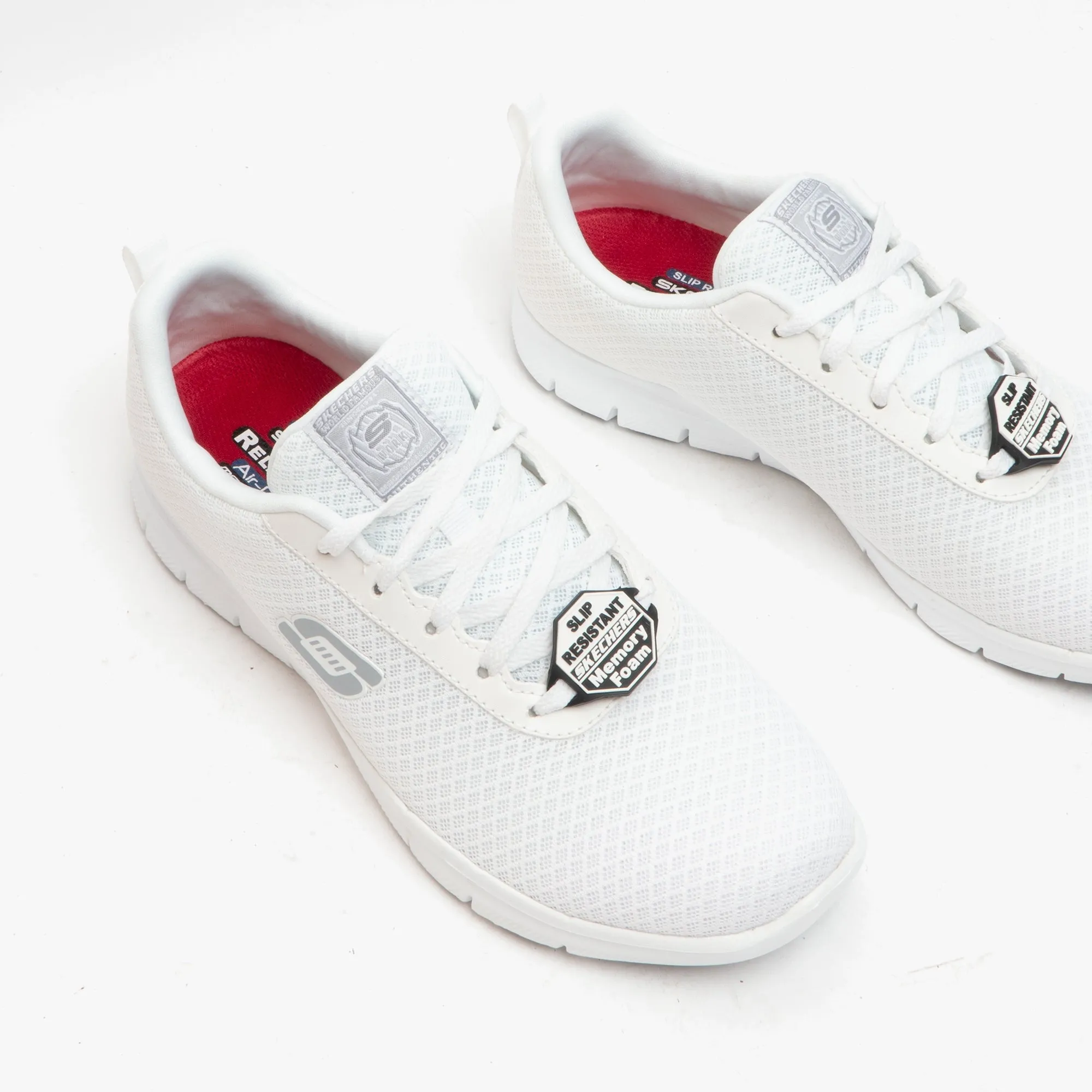 Skechers Work 77210EC GHENTER - BRONAUGH SR Womens Occupational Trainers White sold by Shuperb product image thumbnail 2