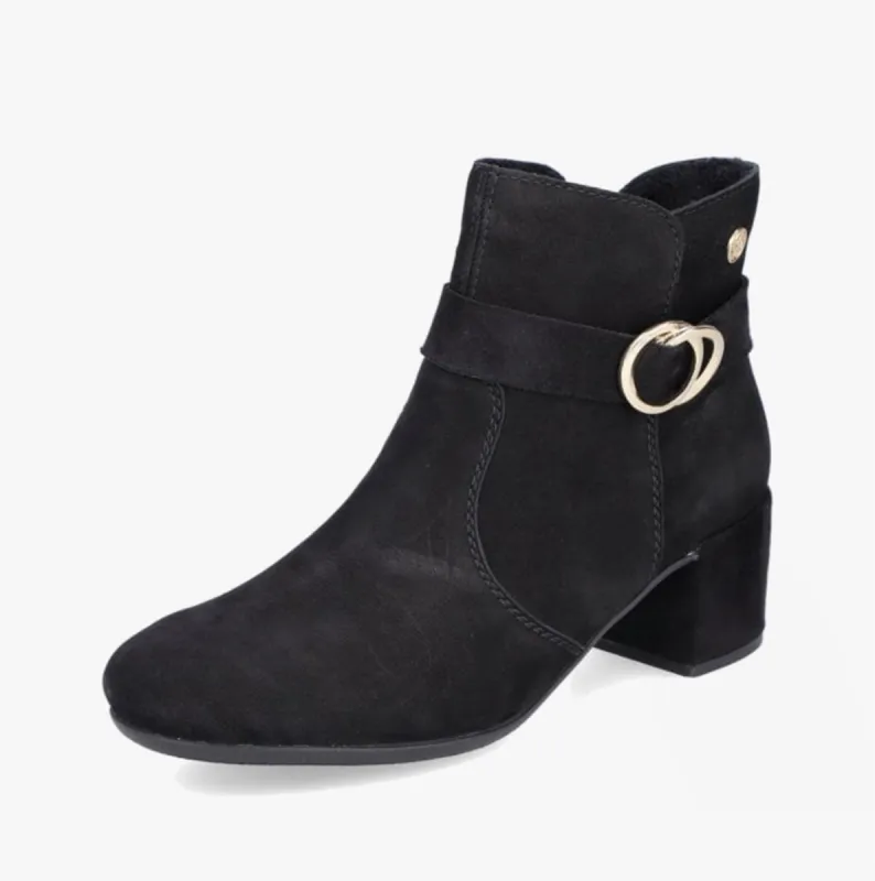 Rieker 70289-00 Womens Ankle Boots Black sold by Shuperb