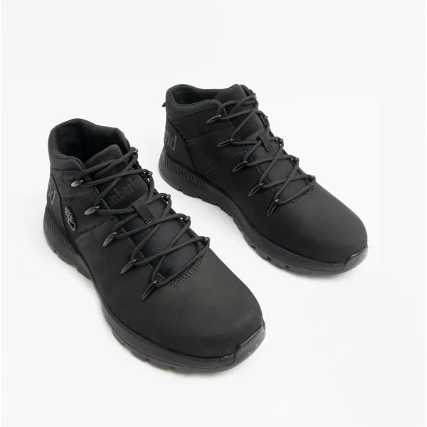 SPRINT TREKKER MID Mens Nubuck Chukka Boots Black sold by Shuperb product image thumbnail 2