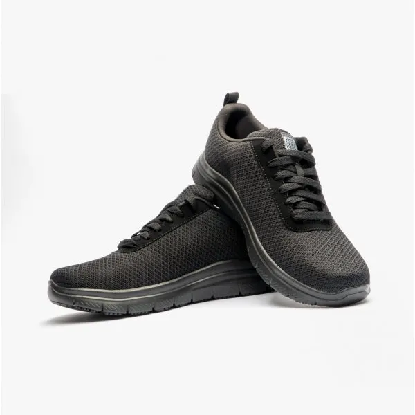 Skechers Work 77125EC FLEX ADVANTAGE - BENDON SR Mens Occupational Trainers Black sold by Shuperb product image thumbnail 4