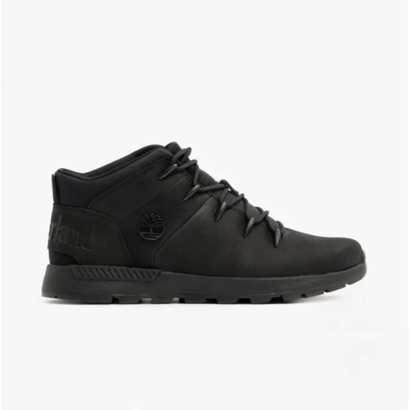 SPRINT TREKKER MID Mens Nubuck Chukka Boots Black sold by Shuperb