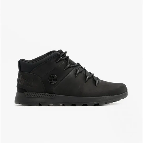 SPRINT TREKKER MID Mens Nubuck Chukka Boots Black sold by Shuperb