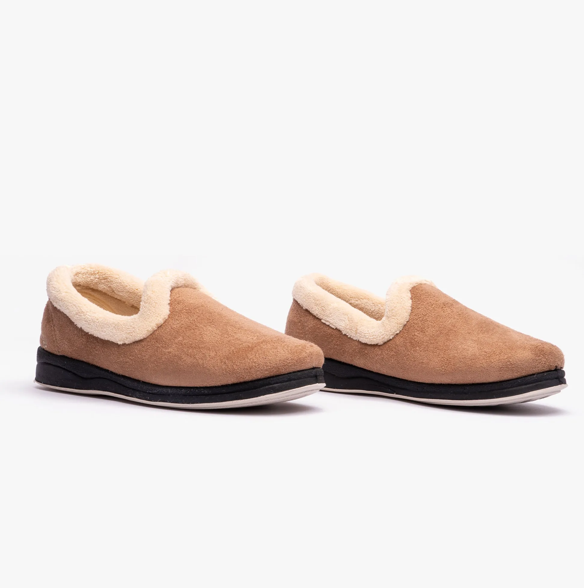 Padders REPOSE Womens (2E Fit) Full Slippers Camel sold by Shuperb product image thumbnail 3