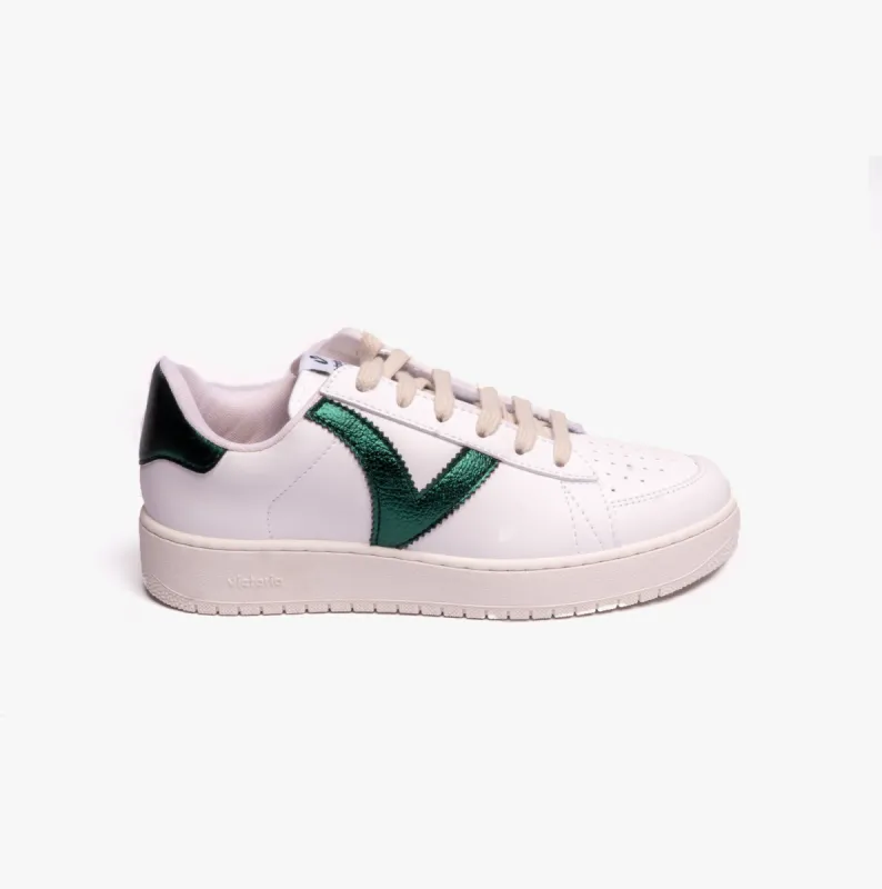 Victoria MADRID FAUX LEATHER & METAL Womens Trainers Botella sold by Shuperb