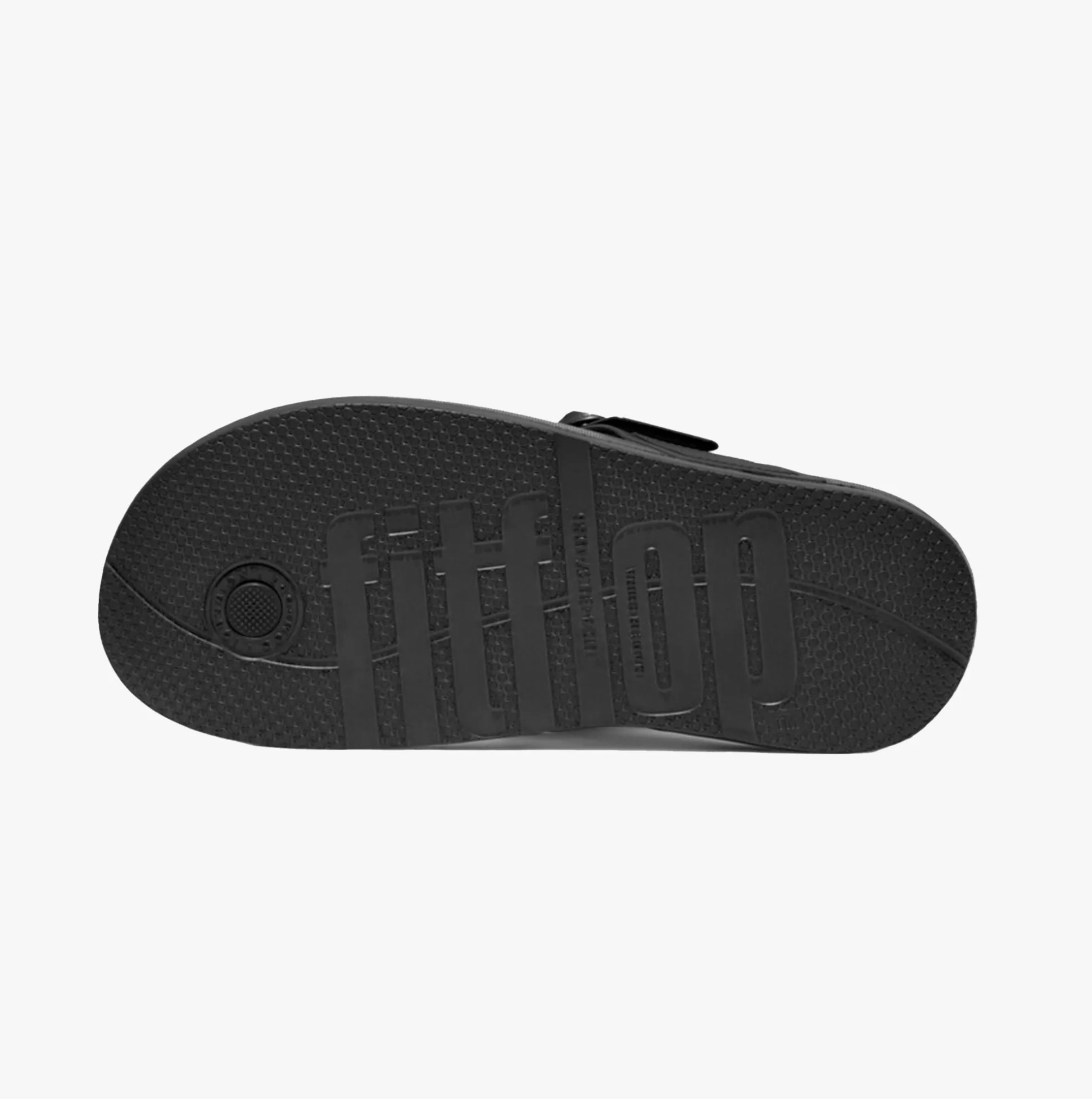FitFlop iQUSHION ADJUSTABLE BUCKLE Womens Toe Post Sandals All Black sold by Shuperb product image thumbnail 5
