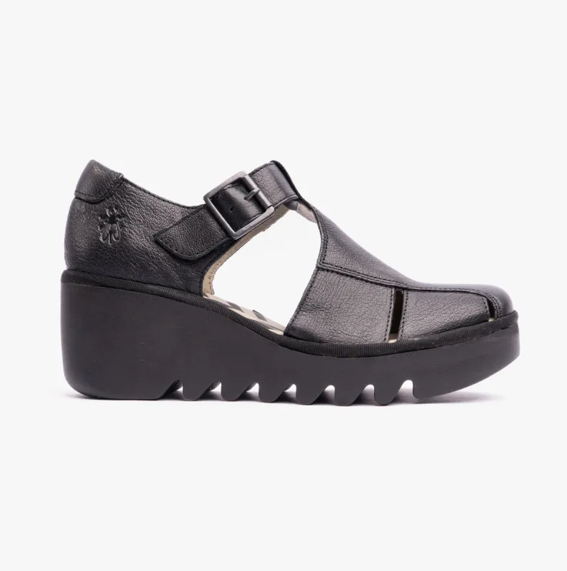 BURI481FLY Womens Shoes Black sold by Shuperb