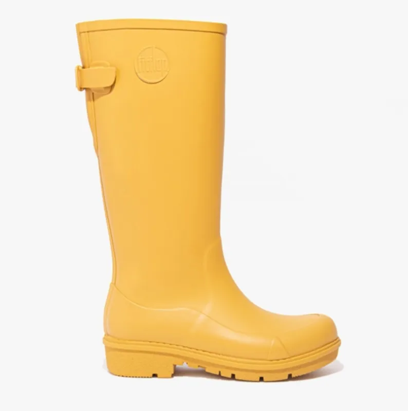 FitFlop WONDERWELLY TALL Womens Wellington Boots Sunflower made by Fitflop