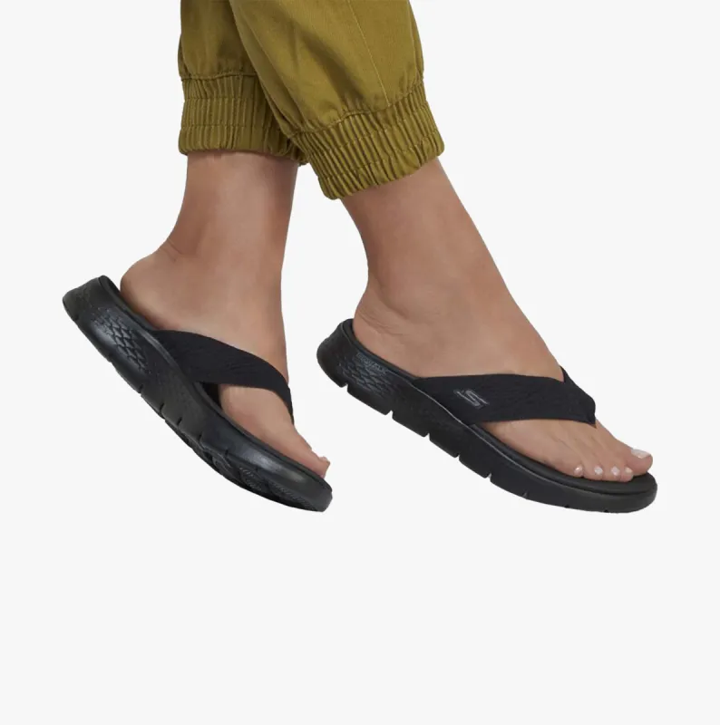 Skechers 141404/BBK GO WALK FLEX SANDAL - SPLENDOR Womens Sandals Black sold by Shuperb