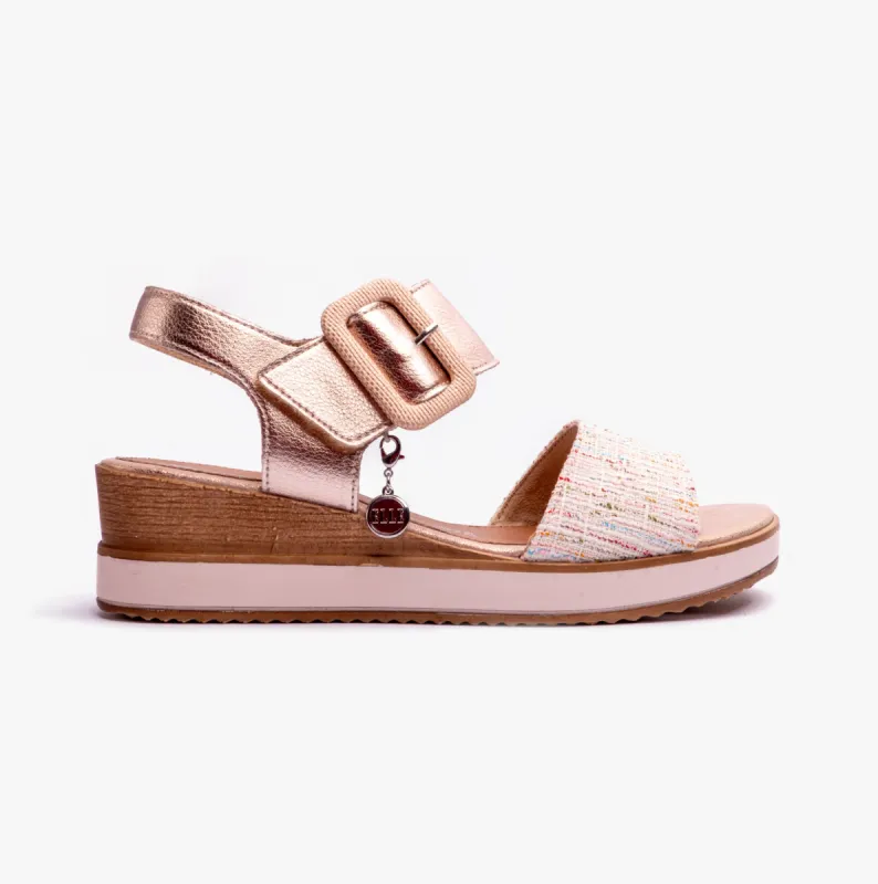 Remonte JERILYN Womens Sandals Rose Gold sold by Shuperb