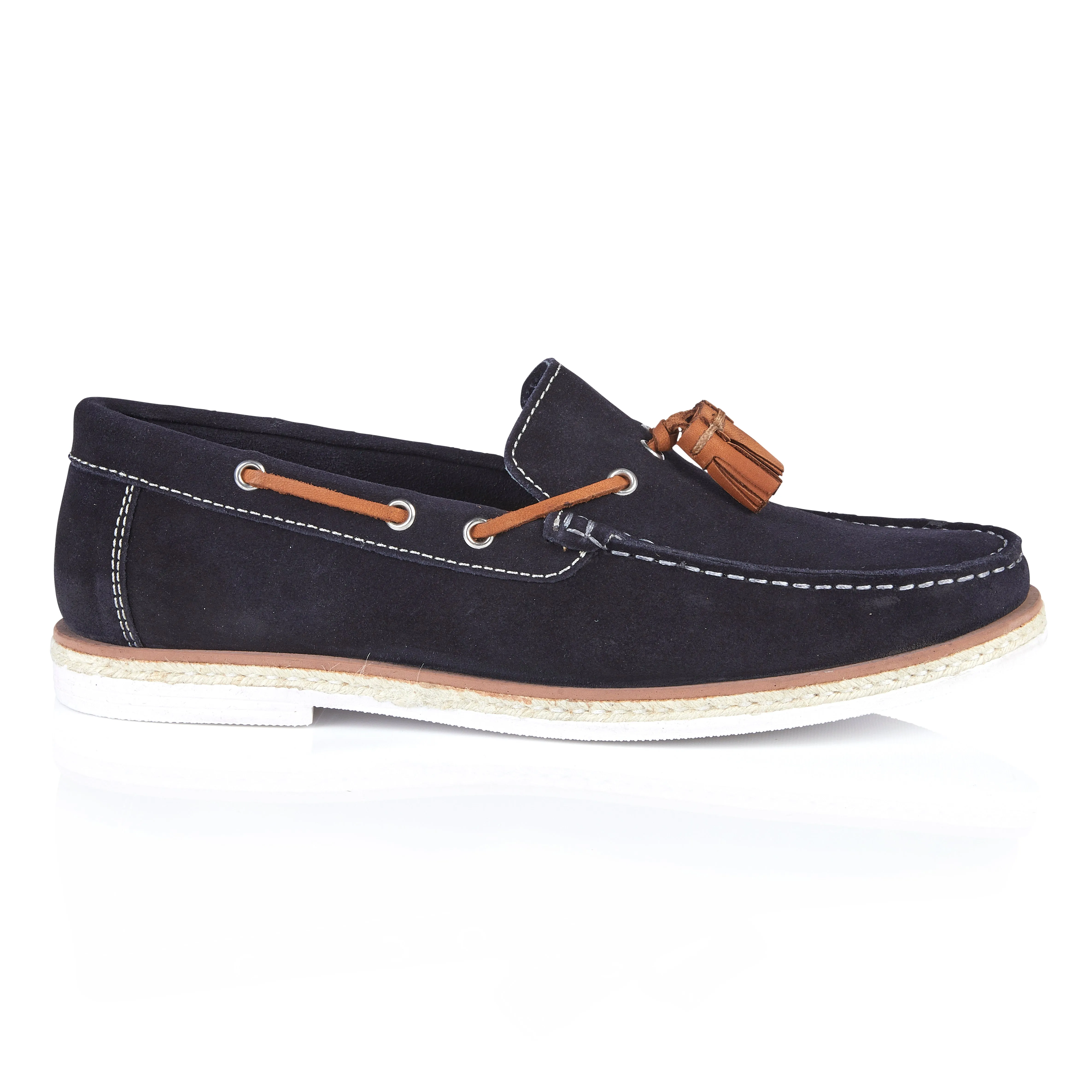 Silver Street London MILFORD Mens Loafers Navy sold by Shuperb