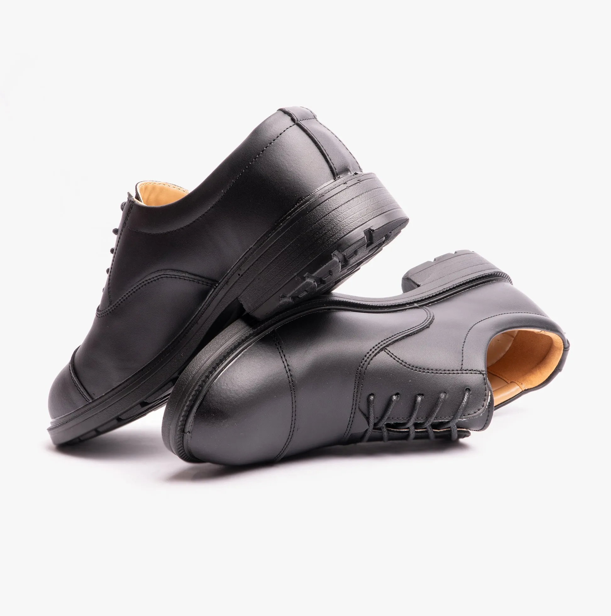 FS43 Mens Leather Safety Shoes Black sold by Shuperb product image thumbnail 4