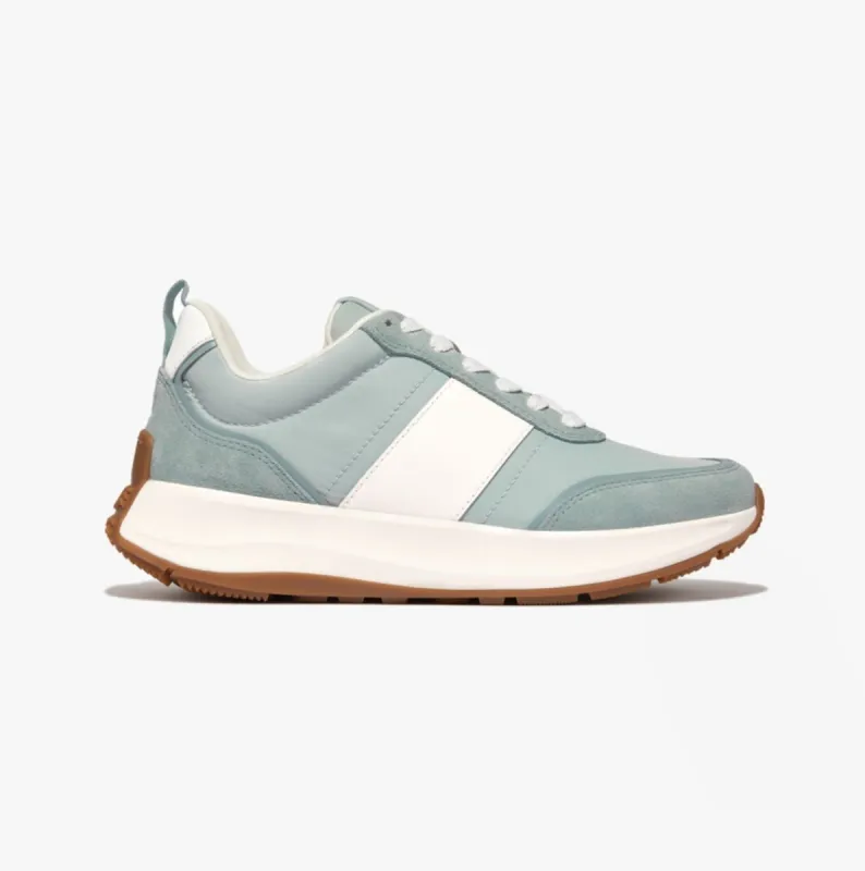 F-MODE Womens Trainers Mint Blue Mix sold by Shuperb
