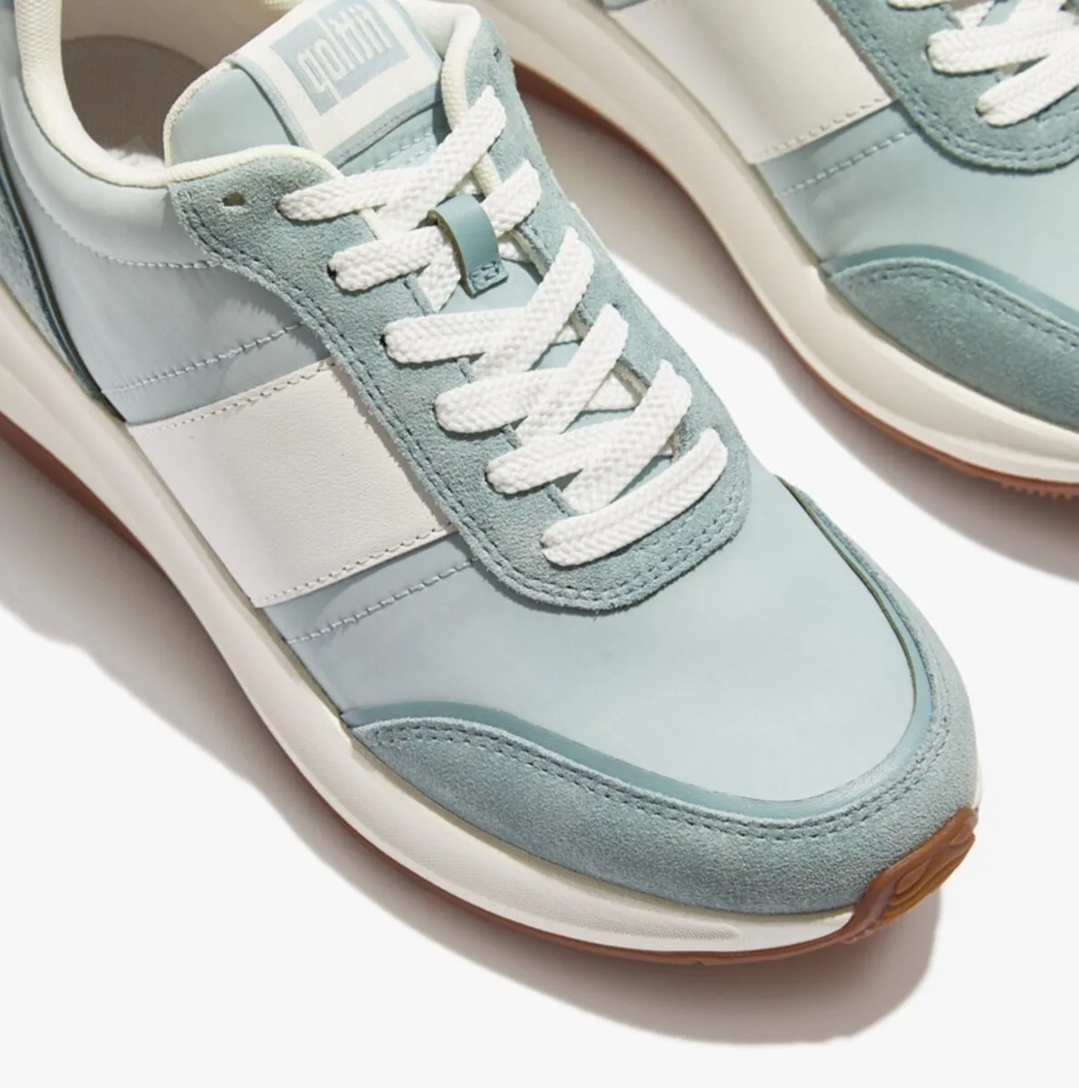 F-MODE Womens Trainers Mint Blue Mix sold by Shuperb product image thumbnail 5