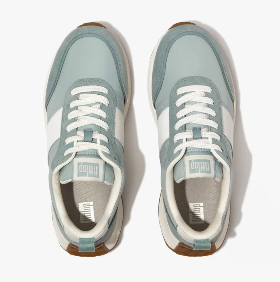 F-MODE Womens Trainers Mint Blue Mix sold by Shuperb product image thumbnail 2