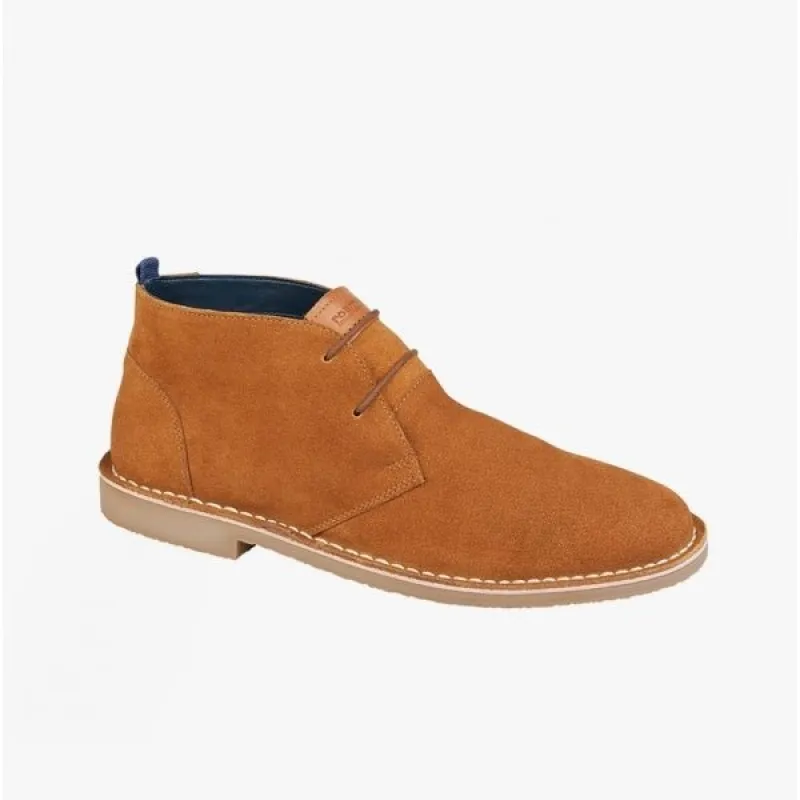 Roamers JACOB Mens Desert Boots Tan sold by Shuperb