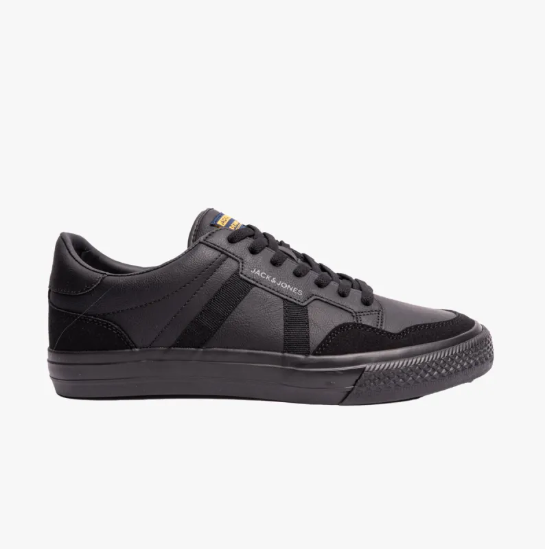 Jack & Jones MORDEN Mens Canvas Trainers Anthracite sold by Shuperb