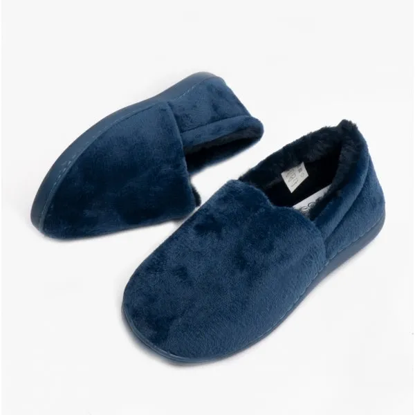 Black Country Shoes RITA Womens Slippers Navy sold by Shuperb product image thumbnail 2