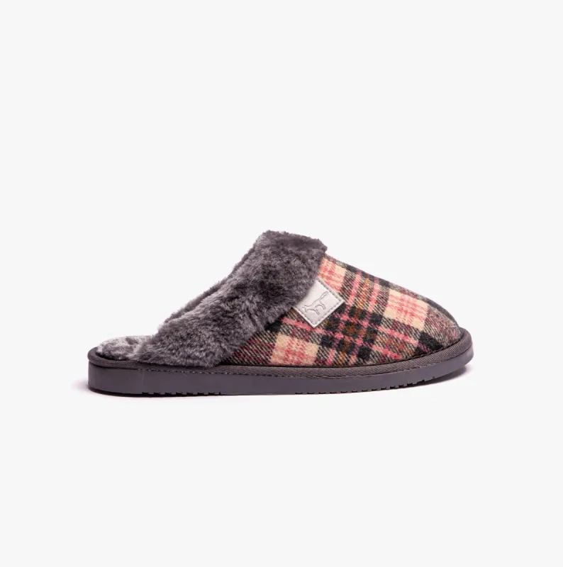 Jo & Joe SHETLAND Womens Slippers Pebble Grey sold by Shuperb