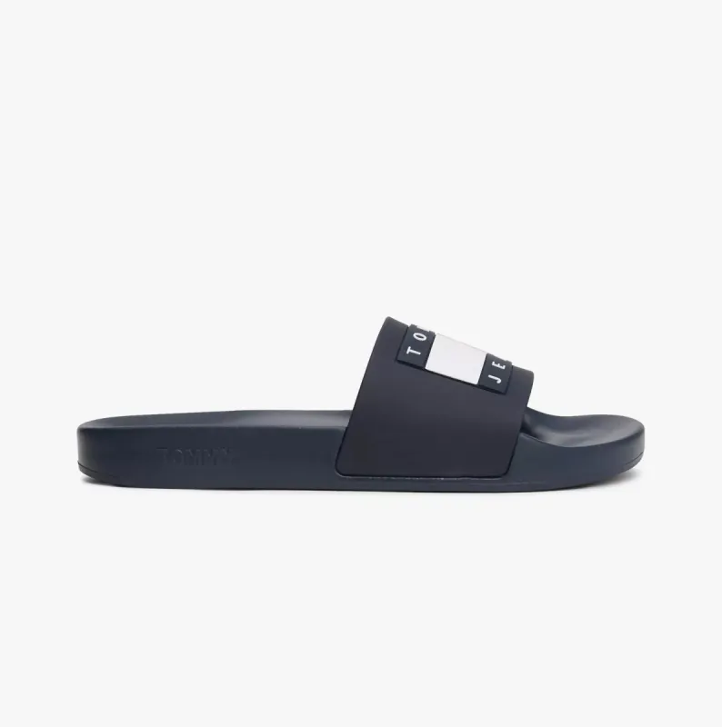 TJ POOL SLIDES Mens Slides Dark Night Navy made by Tommy Hilfiger