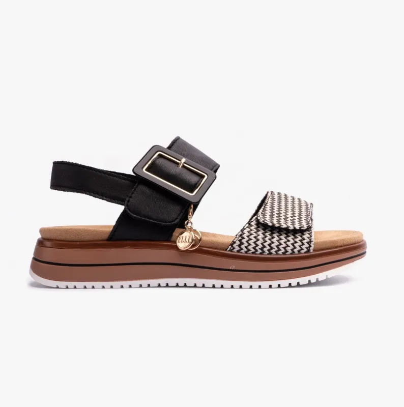 Remonte JOCELYN4 Womens Sandals Black sold by Shuperb