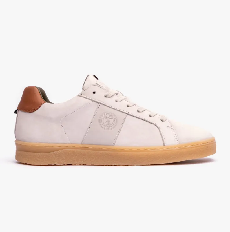 Barbour REFLECT Mens Casual Trainers Off White sold by Shuperb